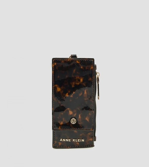 Anne Klein Patterned Zippered Wallet